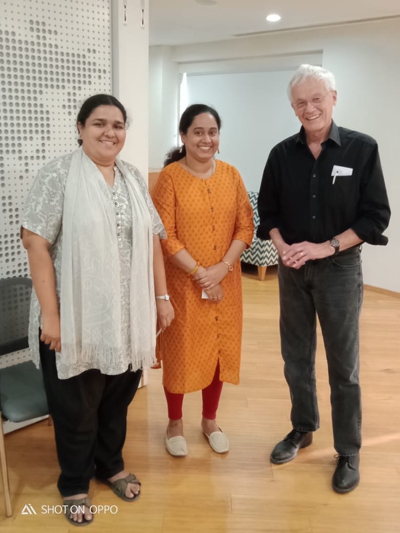 Meeting John Hawley during his lecture on "Historicizing Bhakti" at Columbia Global Centre, Mumbai